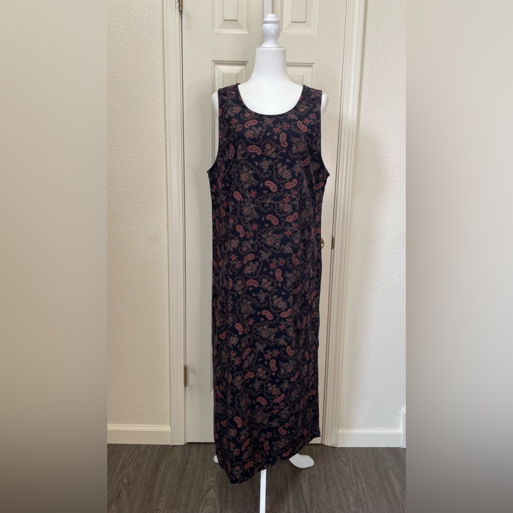 Chelsea Studio Maxi Dress Paisley Sleeveless